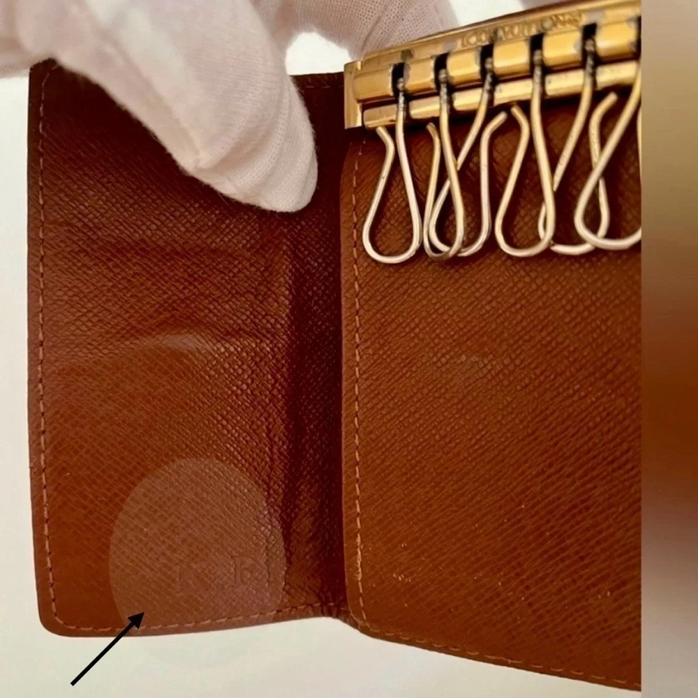 Louis Vuitton Monogram 6 Ring Key Case Circa 2008